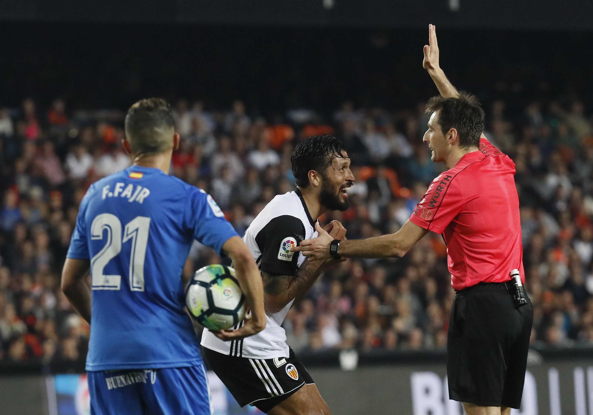 Los enfrentamientos Valencia CF - Getafe con Bordalás en el banquillo madrileño