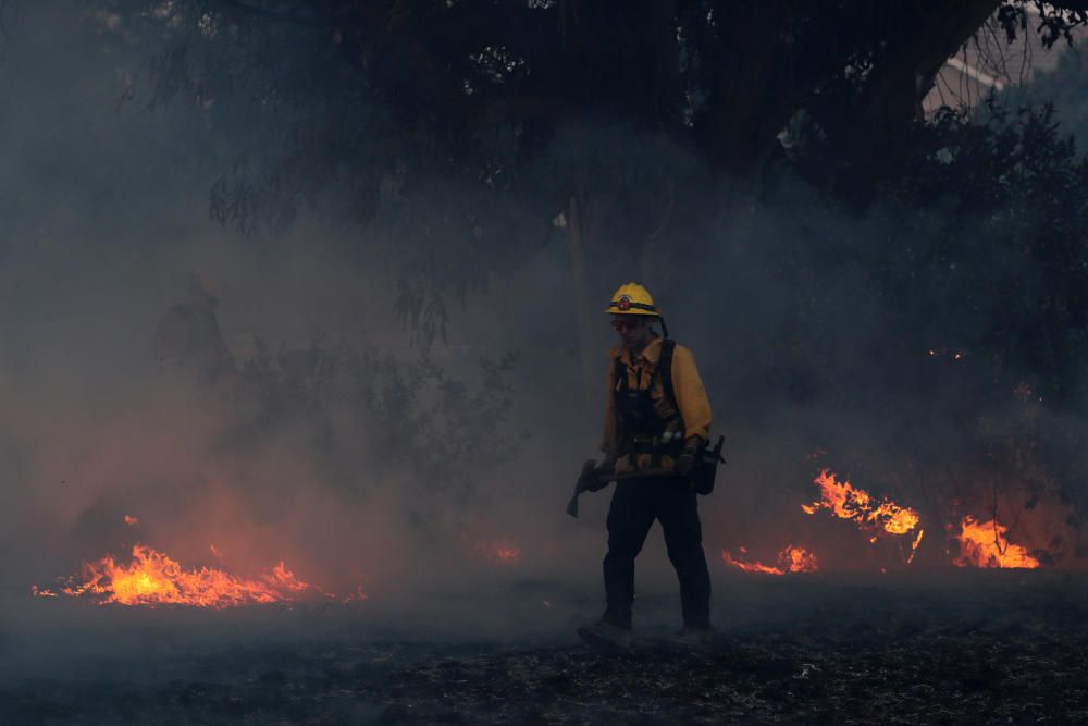 Varios incendios forestales dejan 10 muertos en California