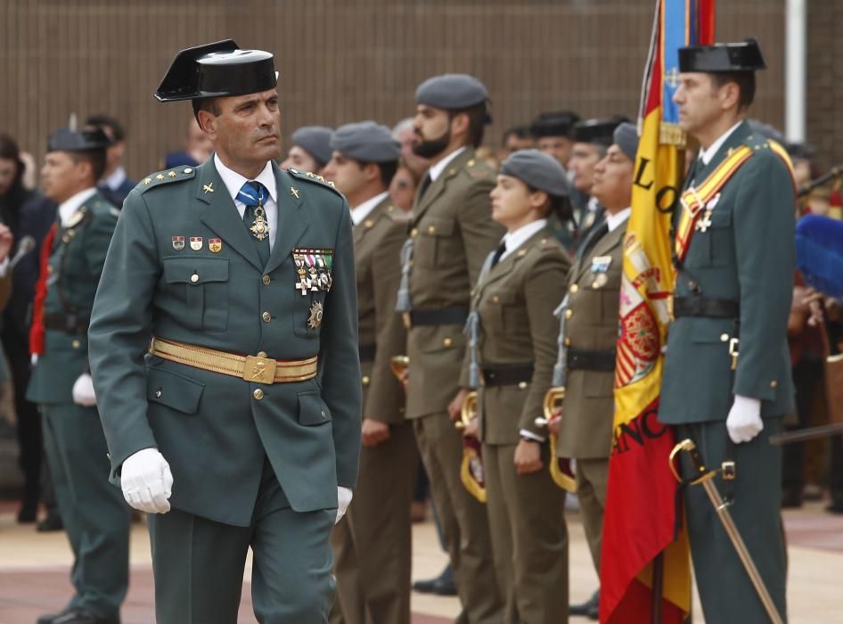 Actos oficiales en el cuartel del Rubín por el día del Pilar