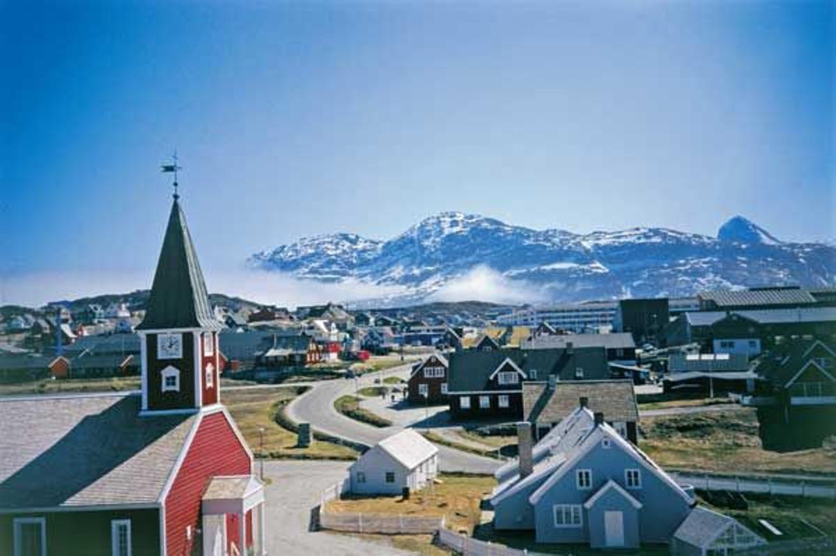 Vista de Longyearbyen, capital de las Svalbard.