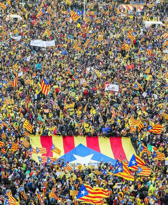 Manifestació independentista a Brussel·les