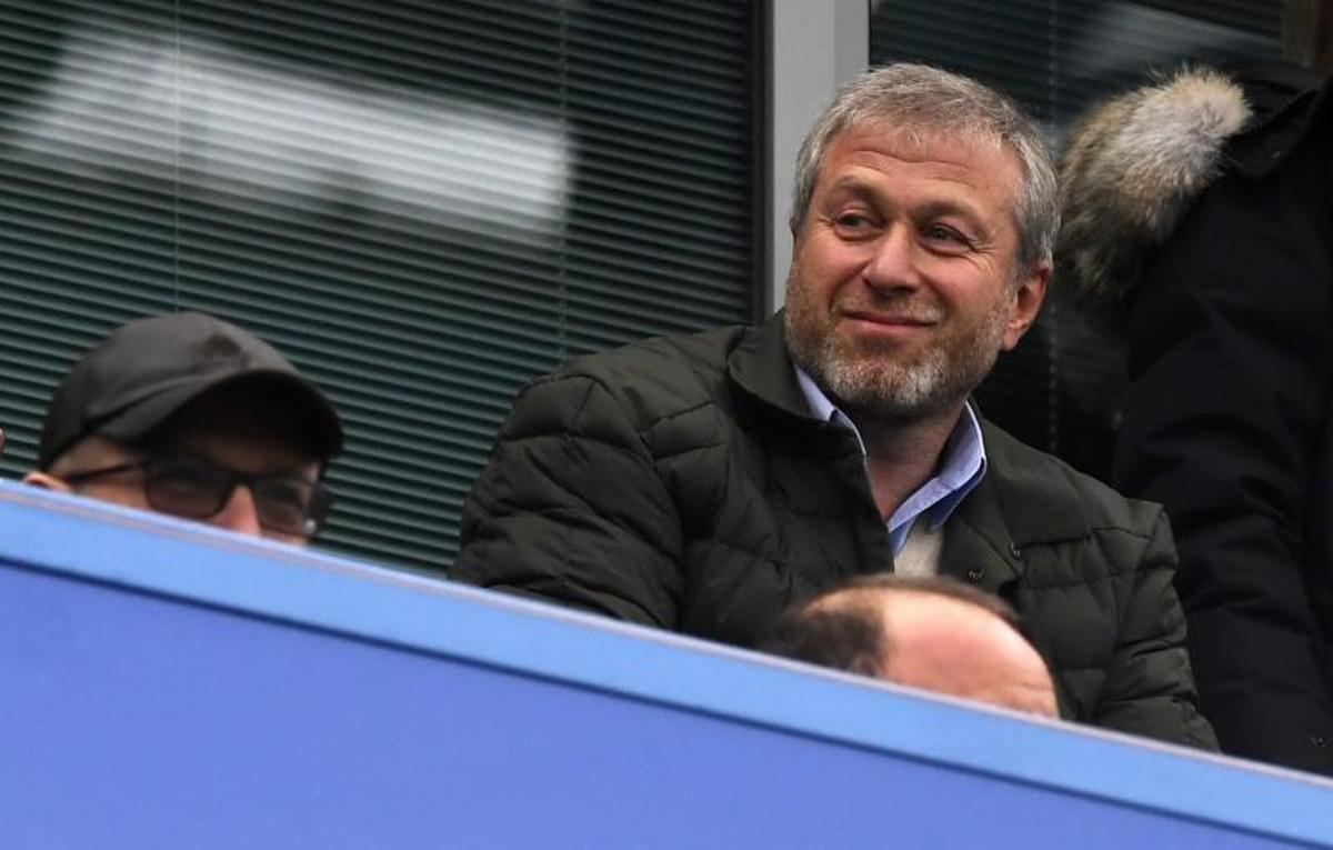 Roman Abramovich, expropietario del Chelsea, durante un partido del equipo en Stamford Bridge