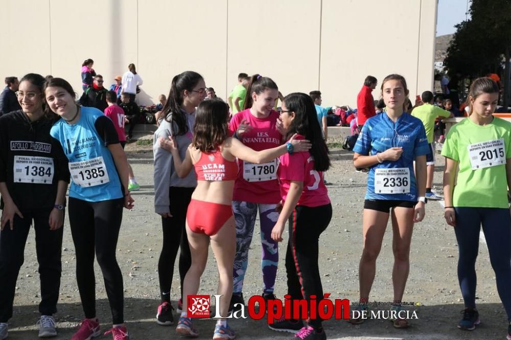 Final Regional de Cross Escolar: juvenil