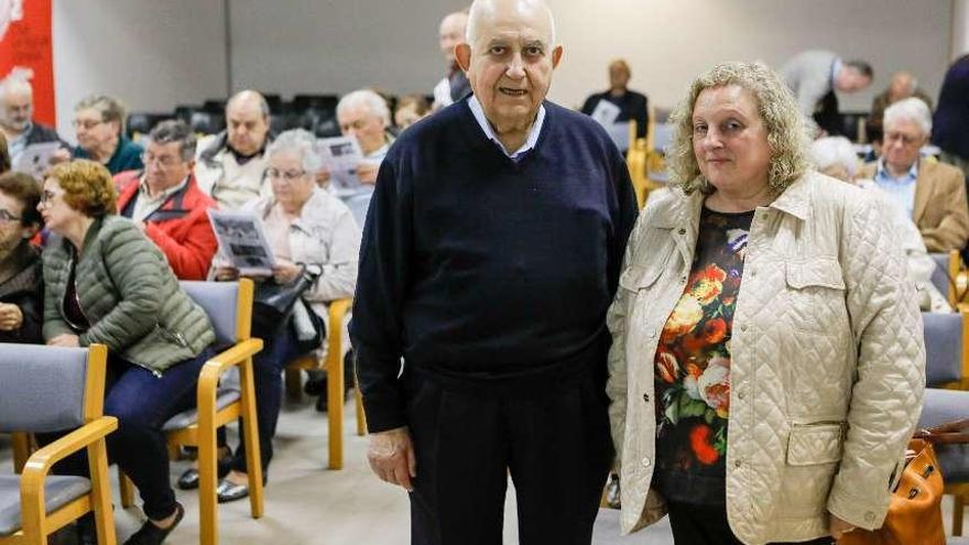 Alberto Torga y Lidia Fernández, ayer antes de su participación en el Club del periódico.