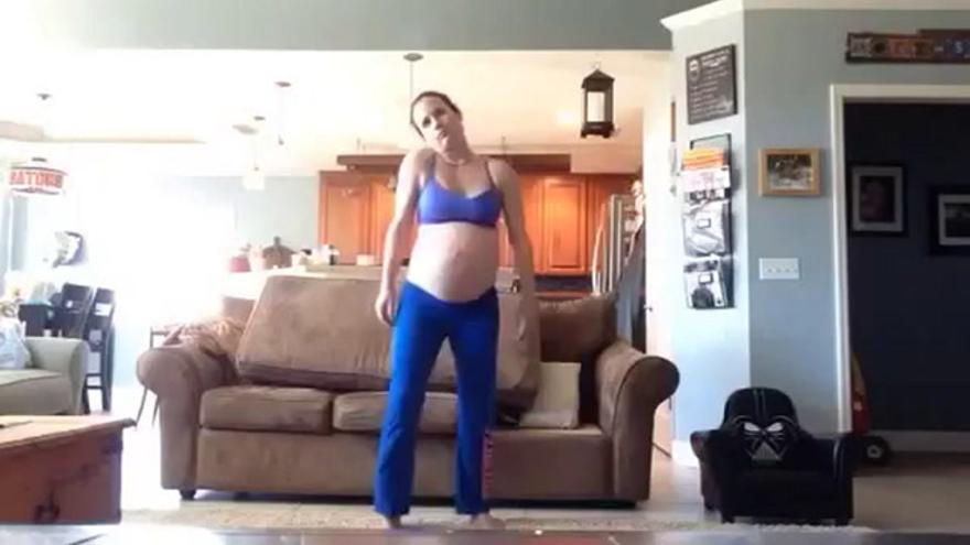 Una embarazada baila 'Thriller' para avanzar el parto