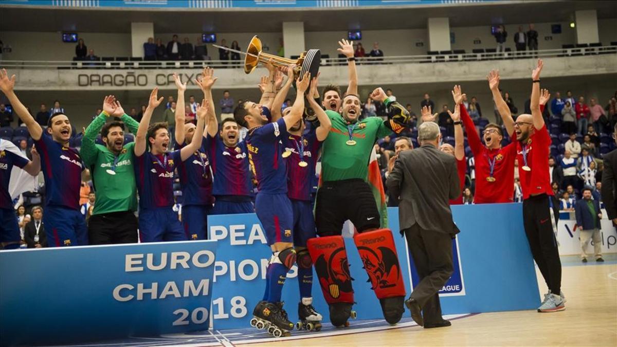 El hockey patines es la sección del Barça con más Copas de Europa