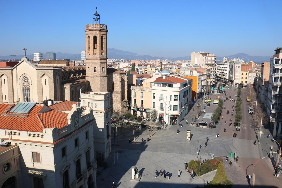 Sabadell inicia els treballs per recuperar el passeig de la plaça Major