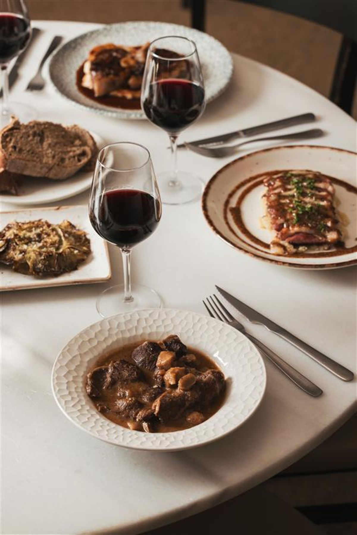 Diferentes platos de Bar Nuri