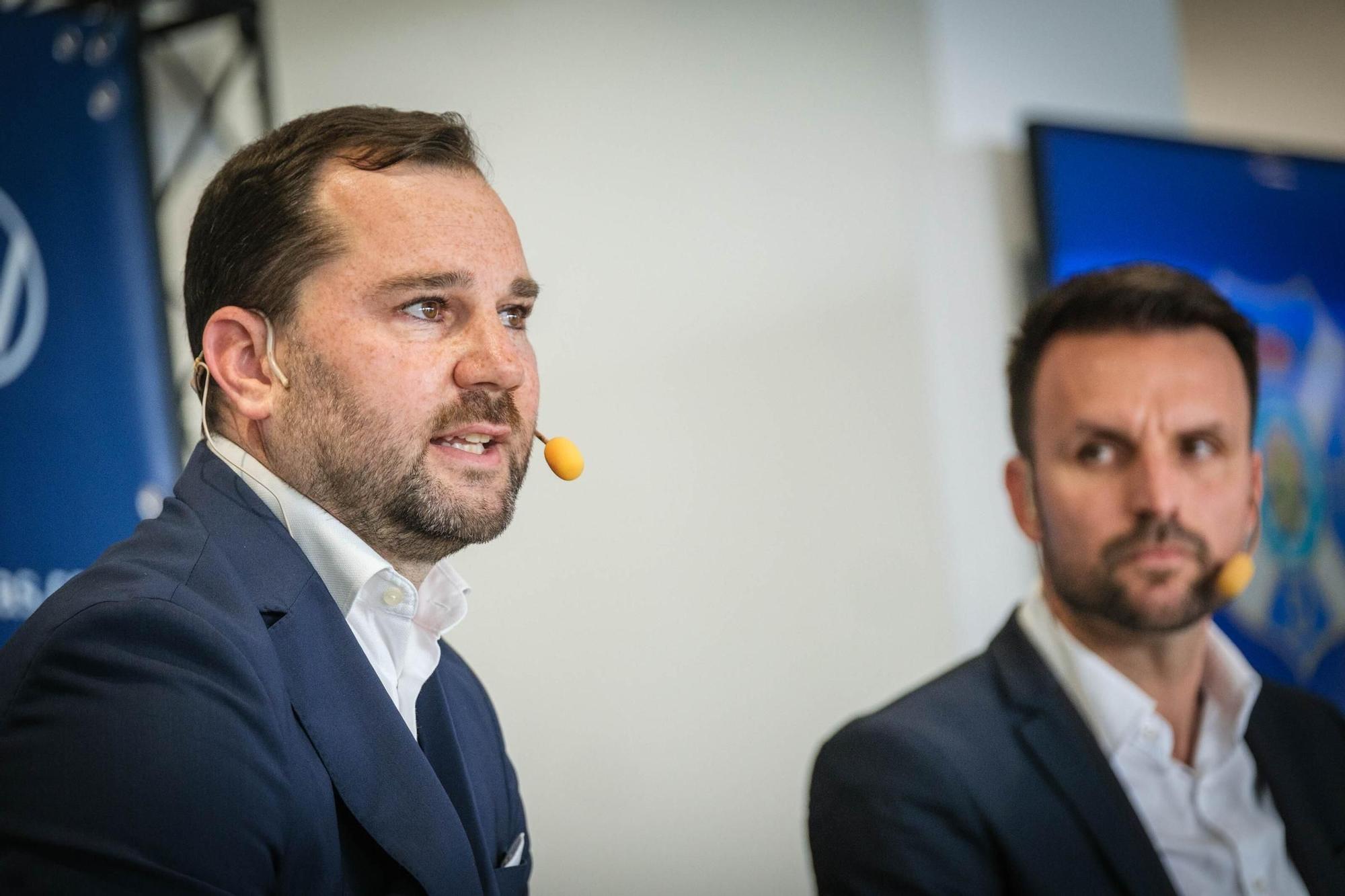 Presentación de Manu Guill como director deportivo del CD Tenerife