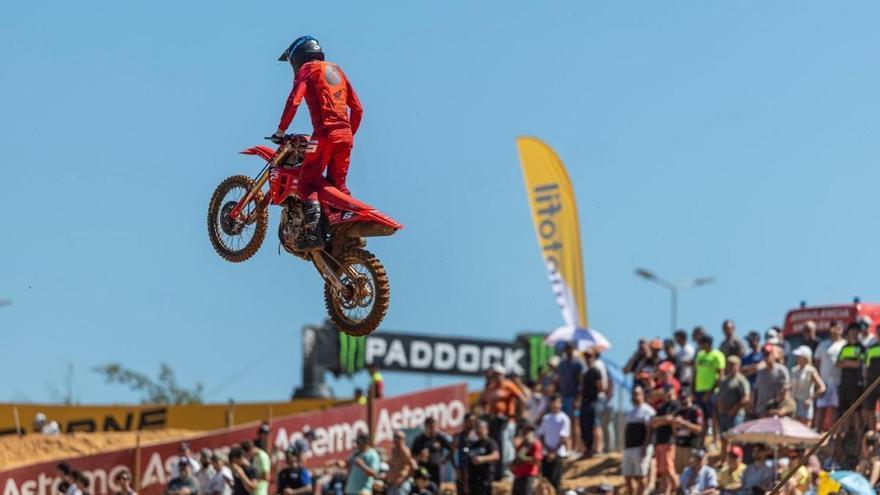 Elías Escandell, motorista de Ibiza, regresa por todo lo alto con un podio en el Europeo EMX250 de Portugal