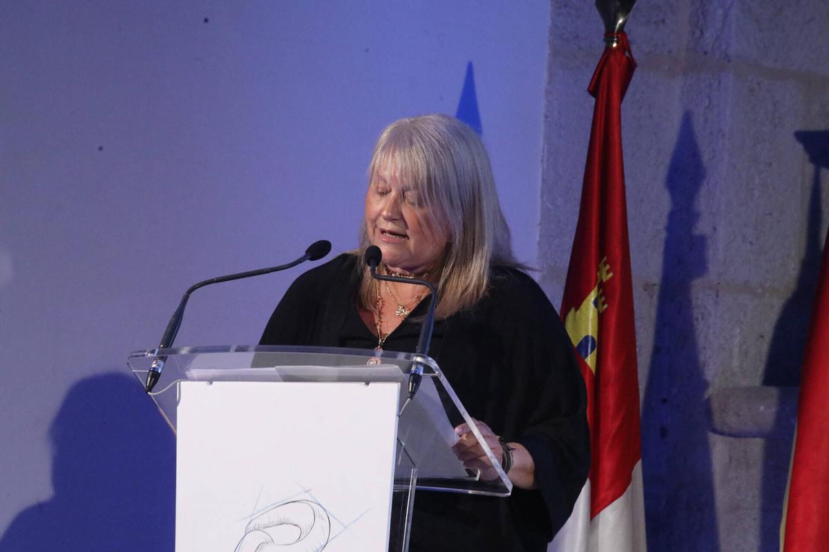 La periodista Ana Pedrero, presentadora de la gala.