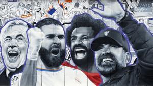 El increíble mural que preside el Stade de France para la final de la Champions