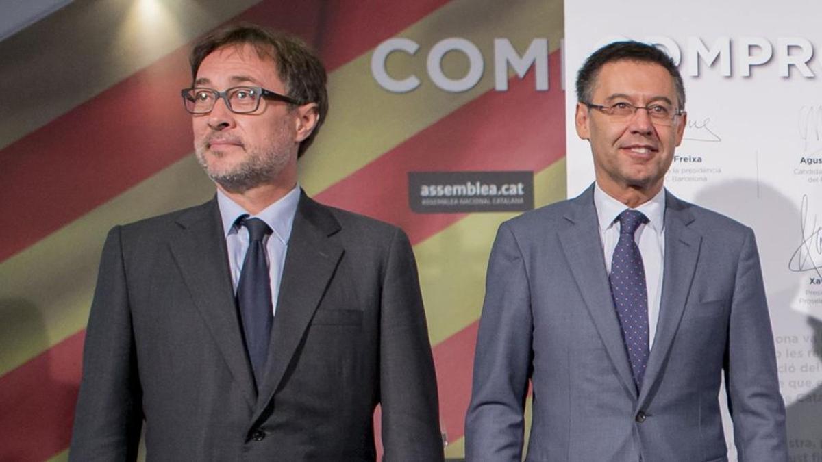 Benedito y Bartomeu, durante la última campaña