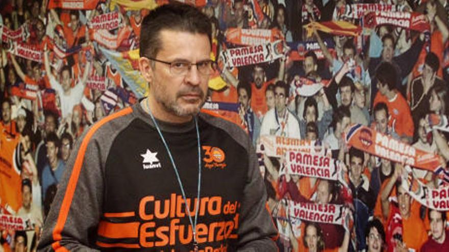 Pedro Martínez, en la rueda de prensa de este lunes.