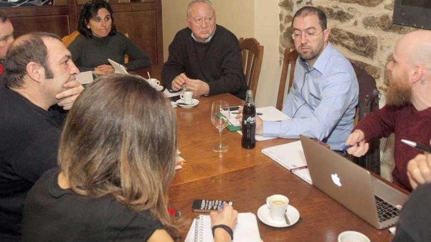 Reunión de la gestora de Podemos.