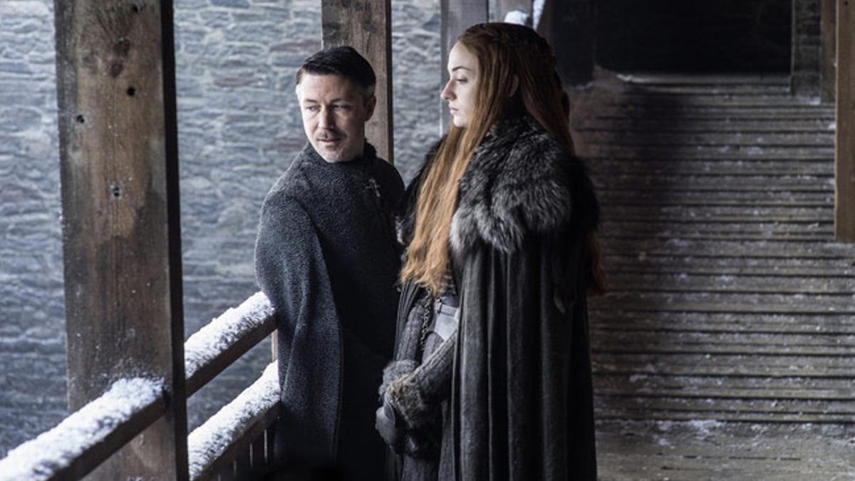 Sansa Stark y Meñique, de 'Juego de Tronos'