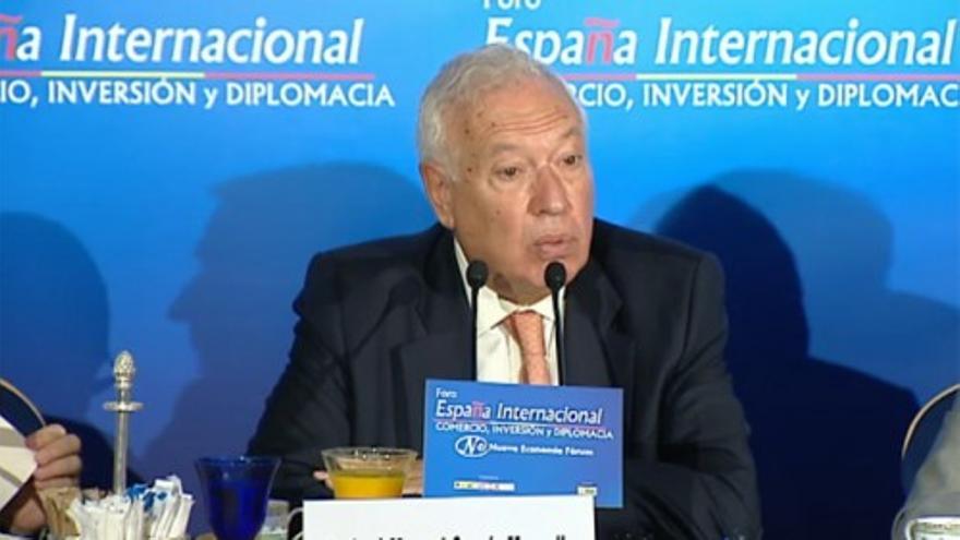 Margallo sobre la Diada: "es una manifestación de que existe la libertad de expresión"