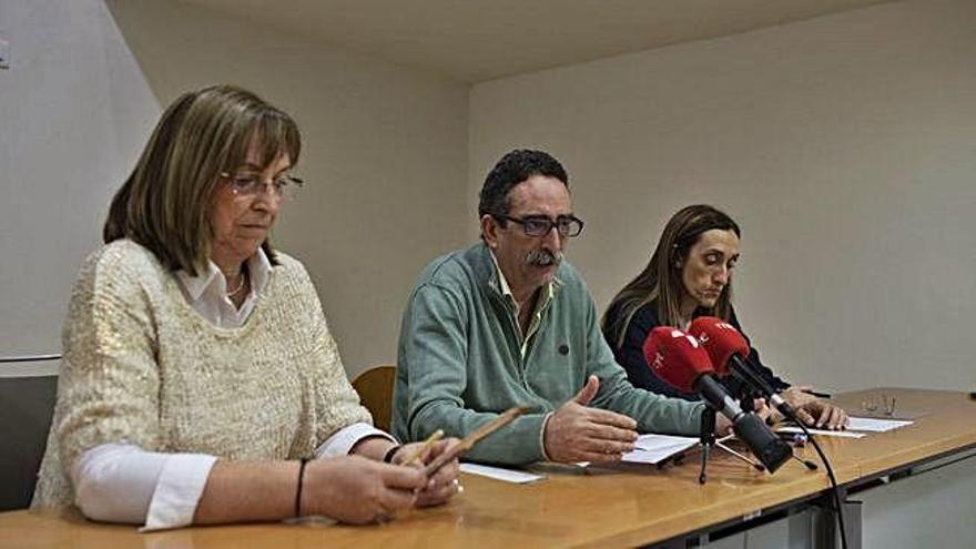 Yolanda Gutiérrez, Bienvenido Martín y María José Fermoso.