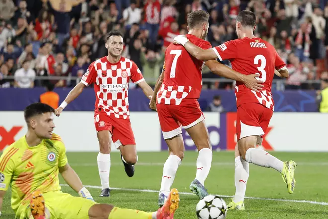 Les imatges del Girona - Slovan Bratislava