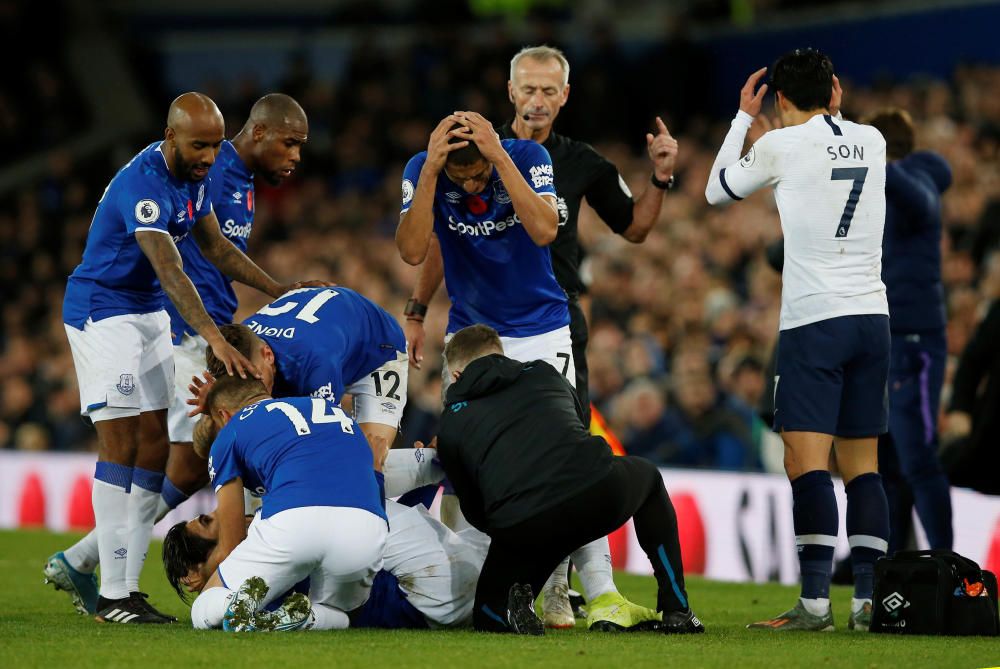 La secuencia de la grave lesión de André Gomes en la Premier League