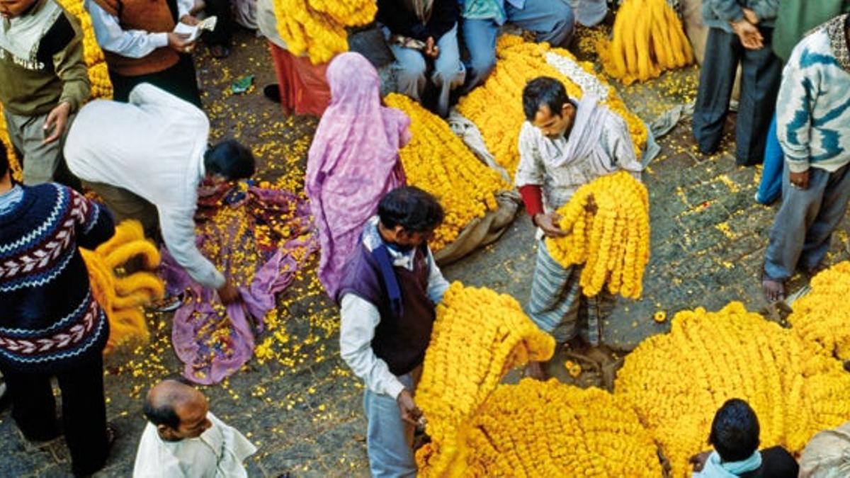 Mercado de flores.