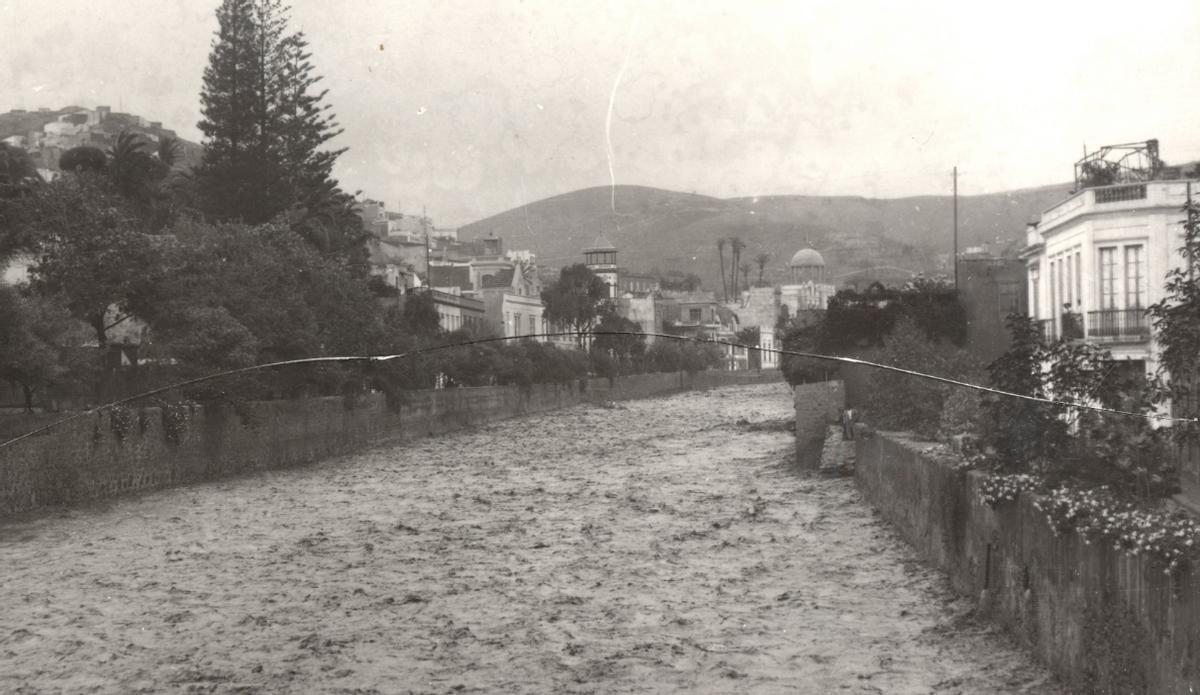 El Guiniguada en una foto de la década de 1920.