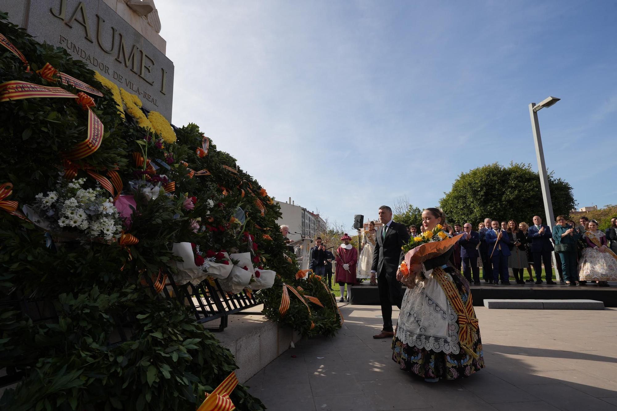 Las mejores imágenes del homenaje a Jaume I, que inicia los actos para celebrar los 750 años de Vila-real