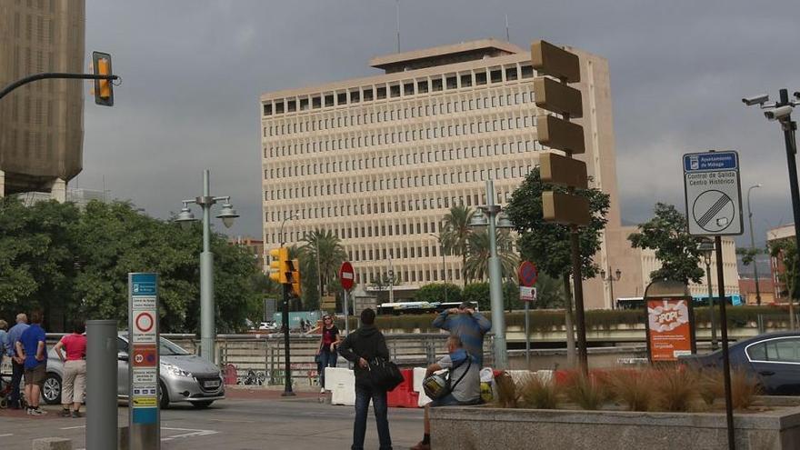 El edficio de la Agencia Tributaria en Málaga.