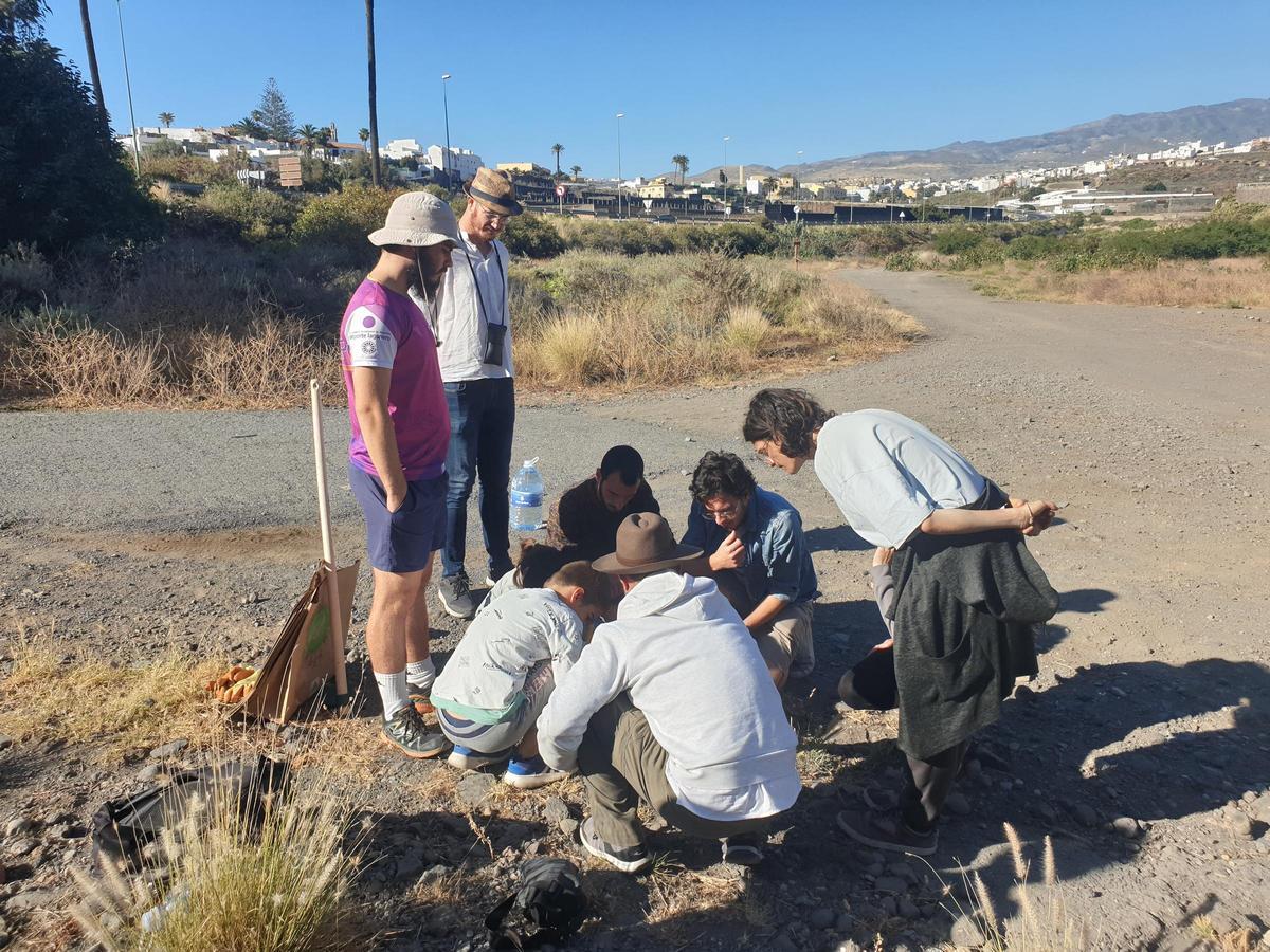 Algunos de los participantes que acuden con regularidad al proyecto