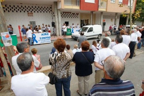 Protesta en Sangonera por un "Aire Límpio"