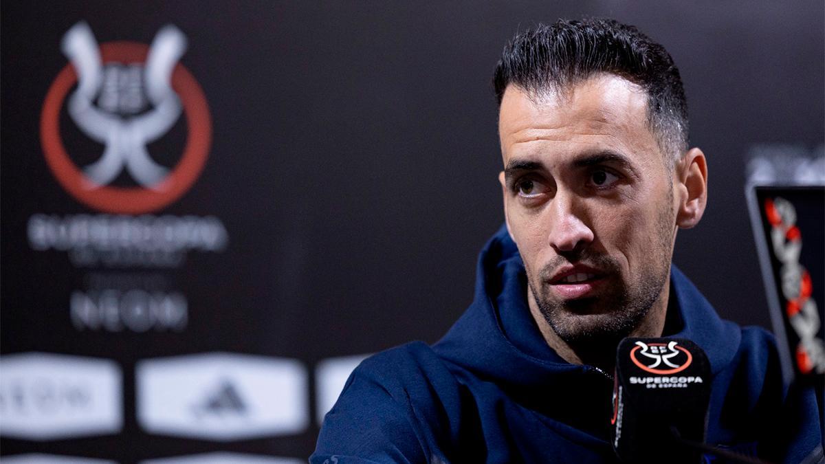 Busquets: "Ojalá pueda ser mi primer título como capitán y pueda levantar el trofeo"