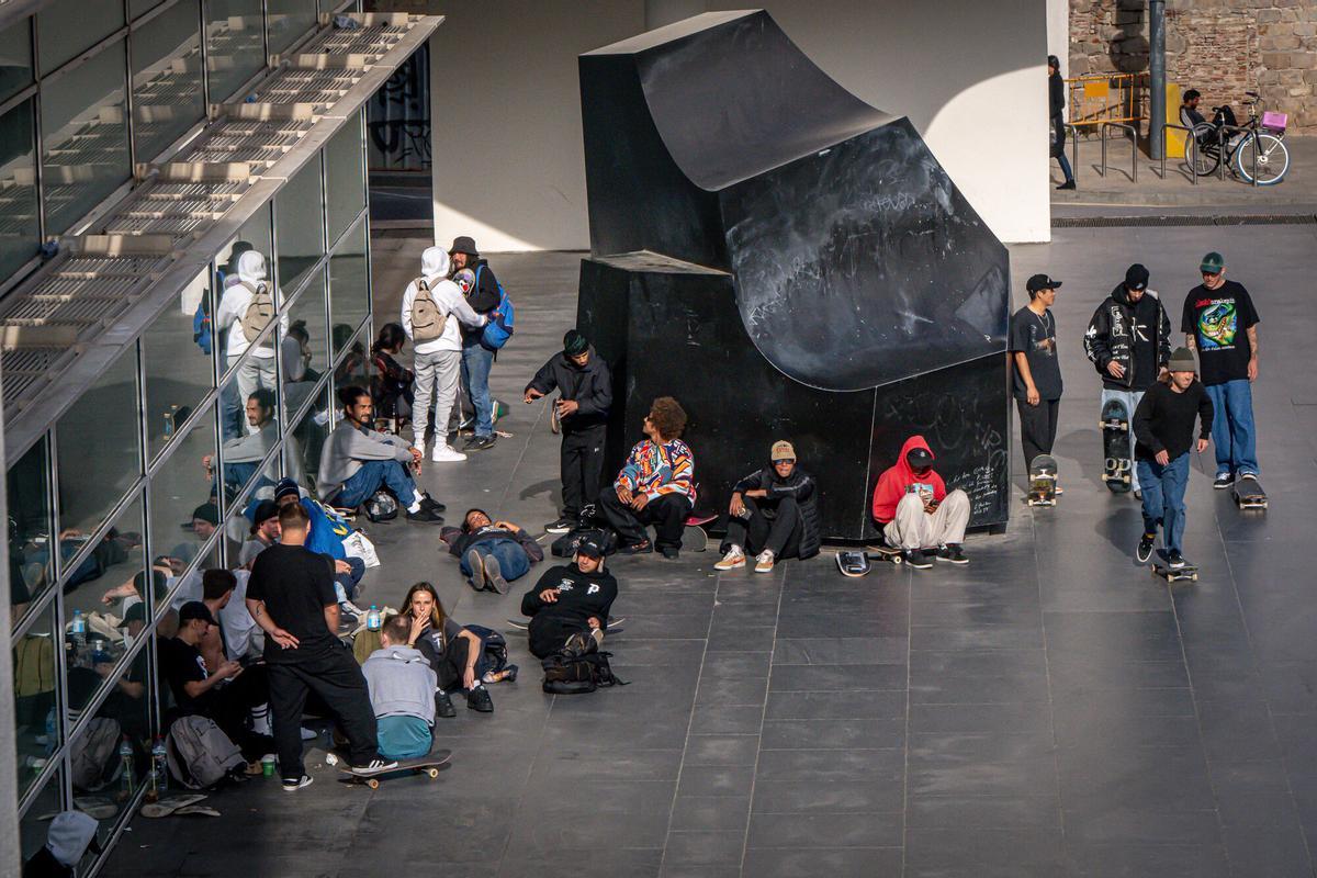 Jóvenes por Barcelona este año.