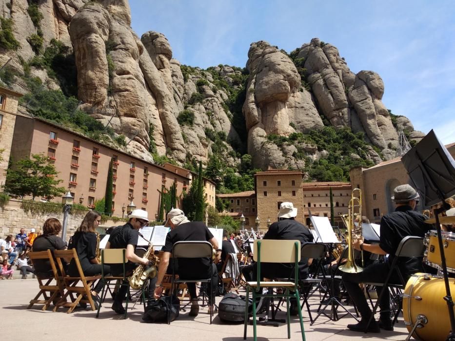 La Girona Banda Band a Montserrat.