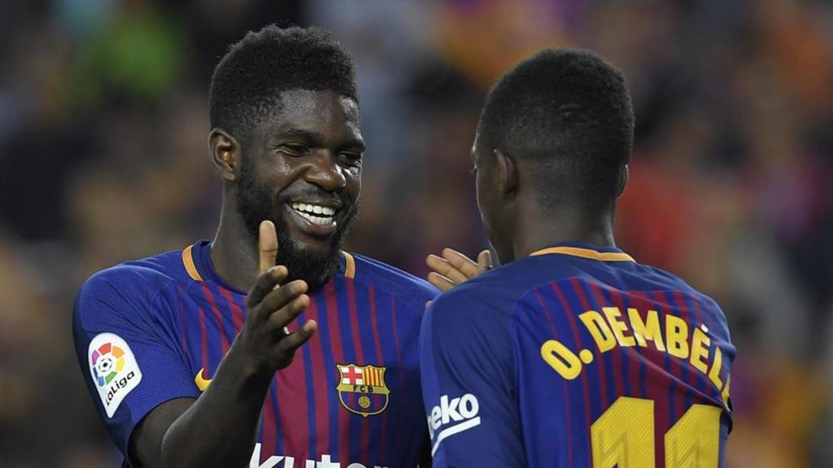 Umtiti está triunfando en el Camp Nou