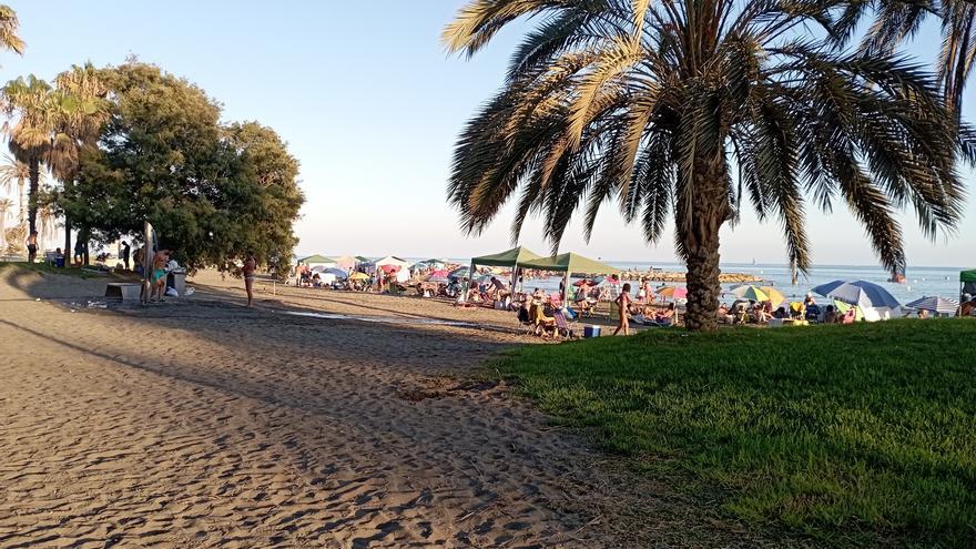 Los campamentos playeros, eficaces sistemas de defensa costera en Málaga capital