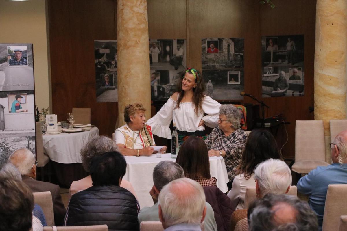 Un momento de la representación teatral.