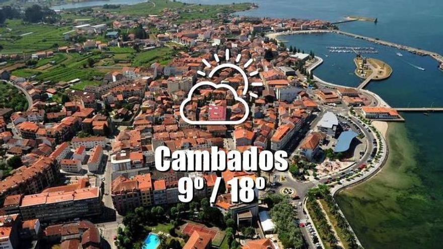 El tiempo en Cambados: previsión meteorológica para hoy, viernes 17 de abril