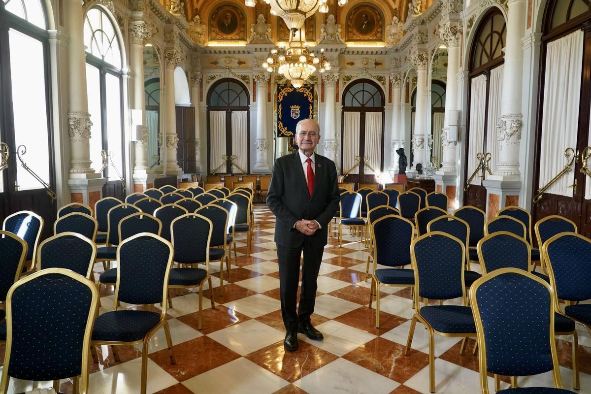 Francisco de la Torre, alcalde de Málaga, durante una entrevista el 16 de febrero de 2026