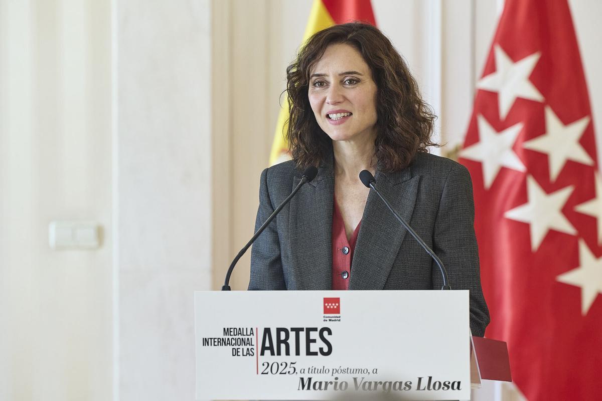 La presidenta de la Comunidad de Madrid, Isabel Díaz Ayuso.