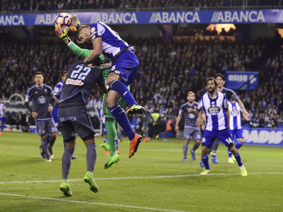 El Dépor cae en el derbi ante el Celta