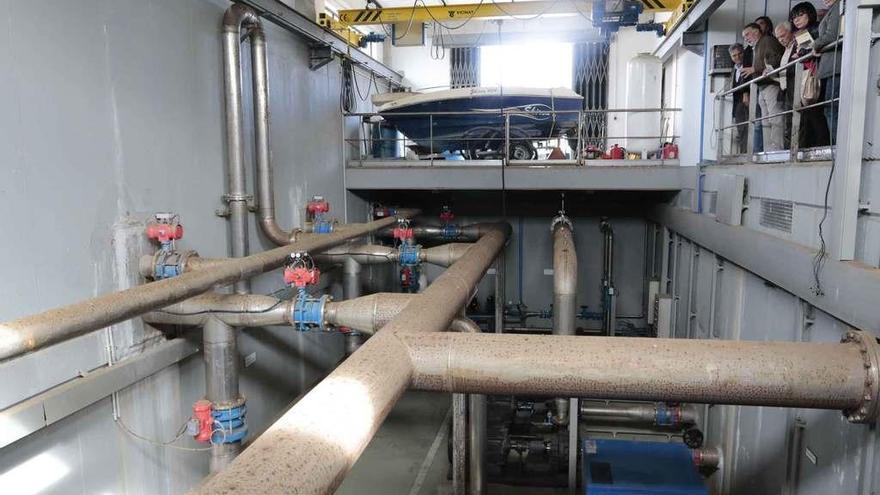 Instalaciones de la planta depuradora de Sayagua, que visitaron los técnicos el 8 de noviembre.