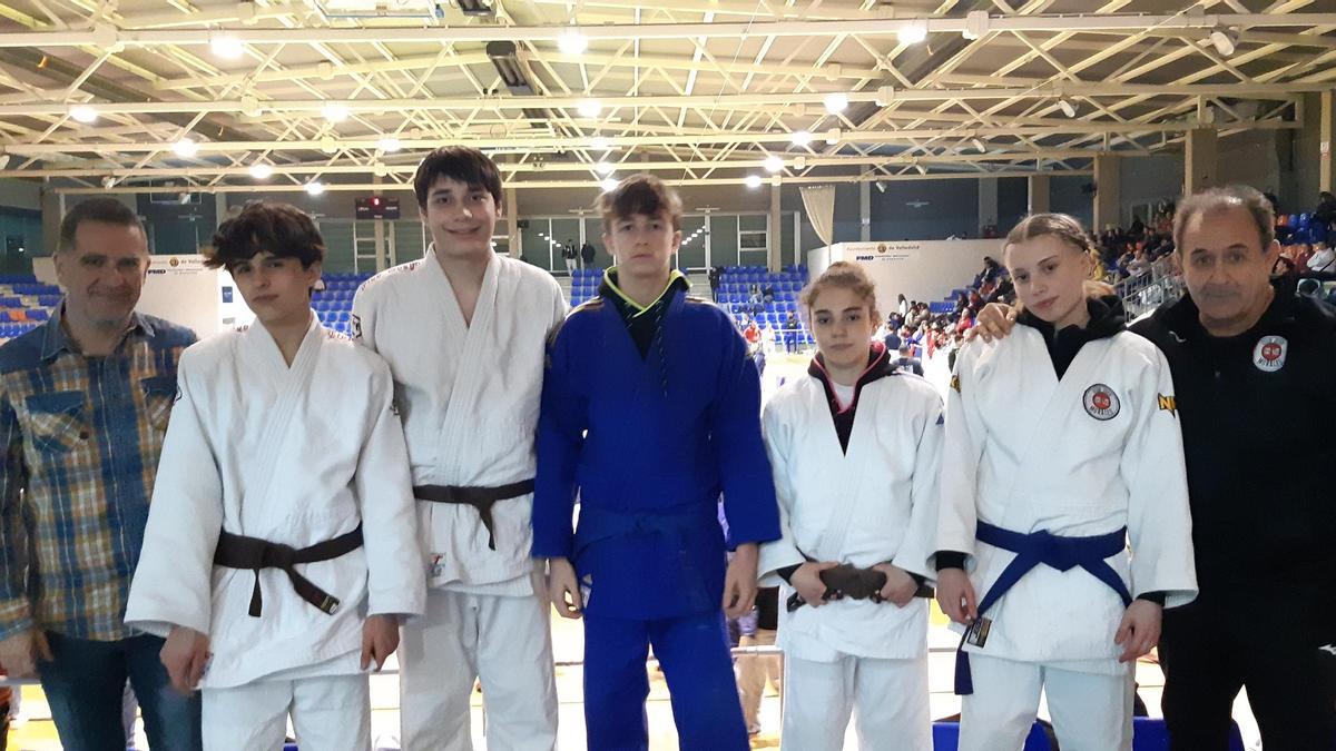 Expedición zamorana de judo en Valladolid