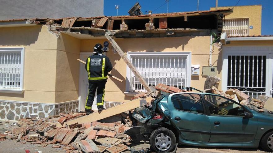 El coche ha quedado aplastado.