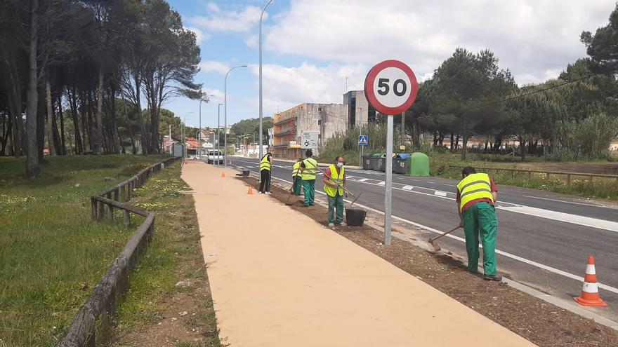 La Xunta diseña una senda peatonal en la PO-223 en Xeve