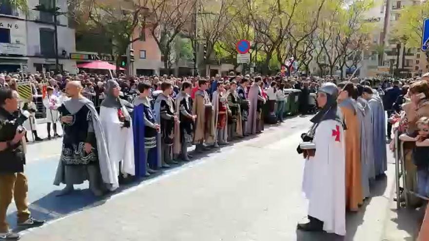 Cortejo medieval para homenajear al rey Jaume I