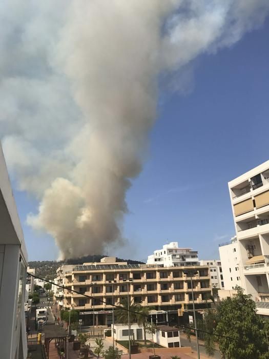 Incendio en Sant Antoni