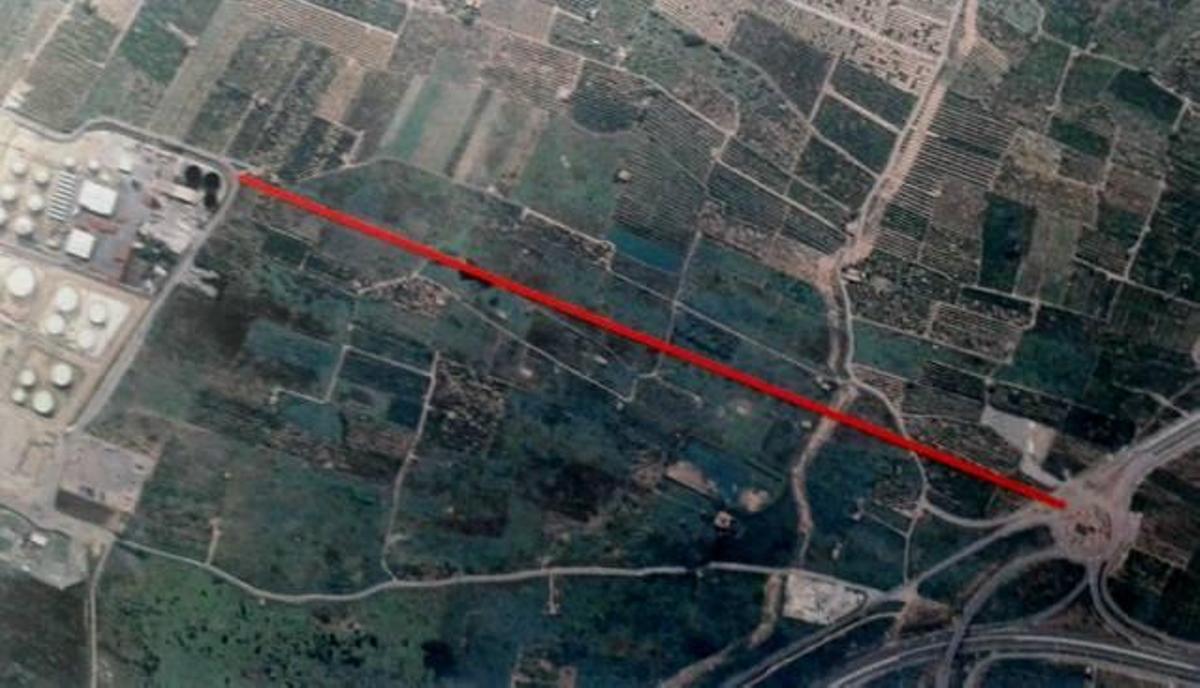 Vía de conexión propuesta por Compromís.