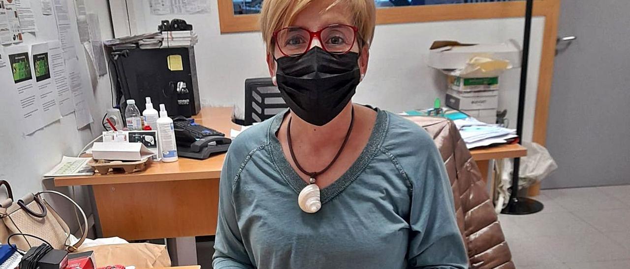 La concejala de Promoción Económica de Moaña, Coral Ríos. | // FDV