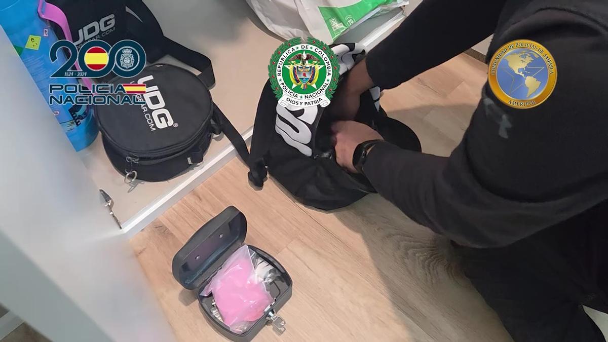Imagen de la droga intervenida al Tren de Aragua en España