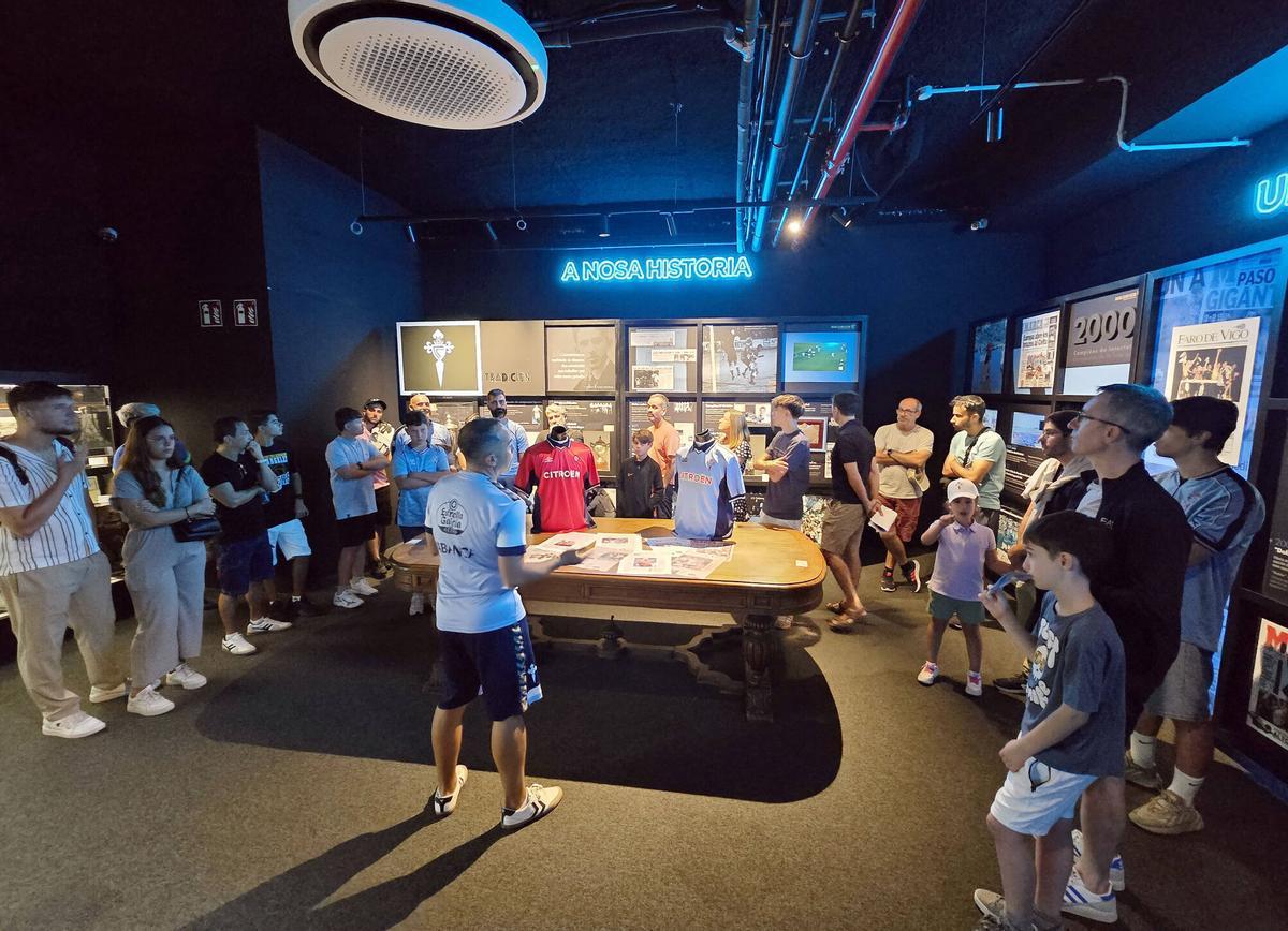 Tour organizado en el actual museo del Celta, que se pretende ampliar.